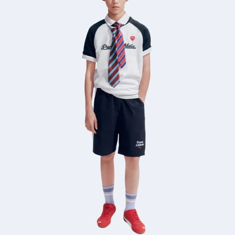 Детские быстросохнущие штаны PUMA темно-синие — фото 3