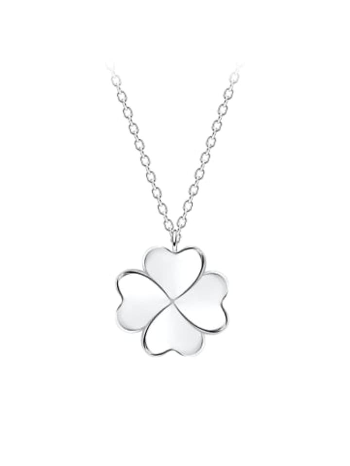 

Alexander York Колье с подвеской в виде клевера из серебра 925 пробы, комплект из двух серебряных элементов