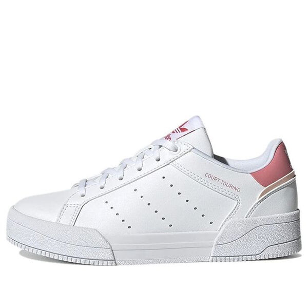 

Кроссовки (GS) adidas originals Court Tourino 'White Pink', белый