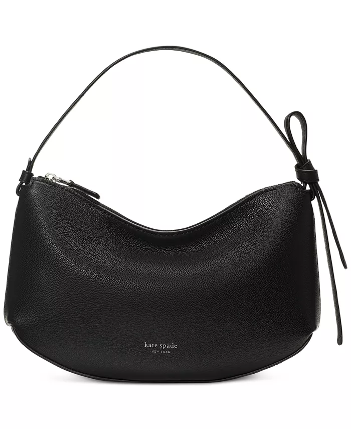 

Сумка на плечо Loop среднего размера из шагреневой кожи kate spade new york, черный