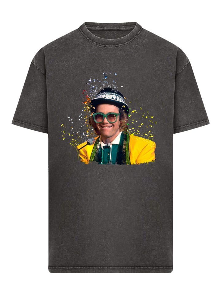 

Футболка большого размера TV Times Элтон Джон за пианино 1977 года, черного цвета F4NT4STIC, Черный, Футболка большого размера TV Times Элтон Джон за пианино 1977 года, черного цвета F4NT4STIC