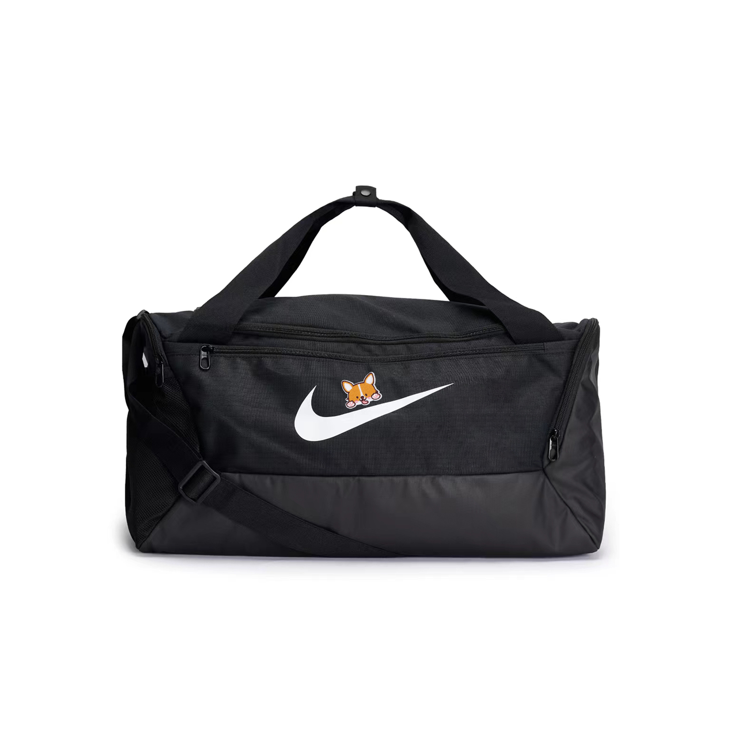 

Nike Большая спортивная сумка из ткани унисекс черная, Cute Puppy