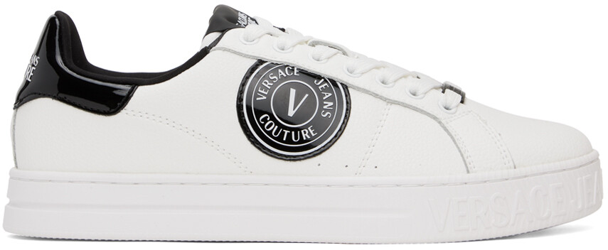 

Белые кроссовки Court 88 Versace Jeans Couture, цвет White/Black, Белый, Белые кроссовки Court 88 Versace Jeans Couture, цвет White/Black