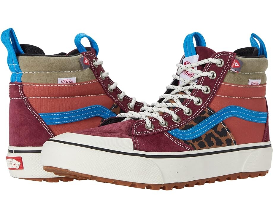 

Кроссовки Vans SK8-Hi MTE-2, цвет Pomegranate/Leopard
