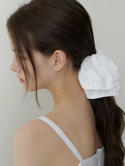 Шу-шу KINDABABY essential glint scrunch офф-вайт
