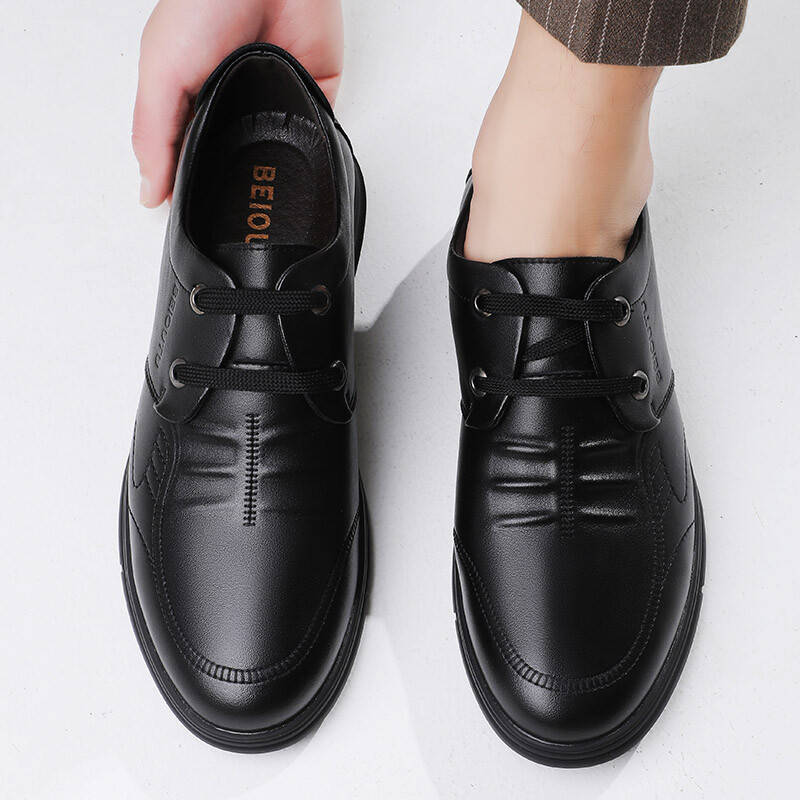Туфли Men"s Casual Men Low-Top черный Beioutu — фото 4