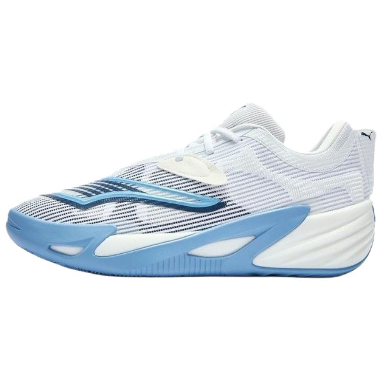 

PUMA Кроссовки баскетбольные мужские низкие ALL PRO NITRO 2 Cushioning Slip Resistant Breathable синие белые