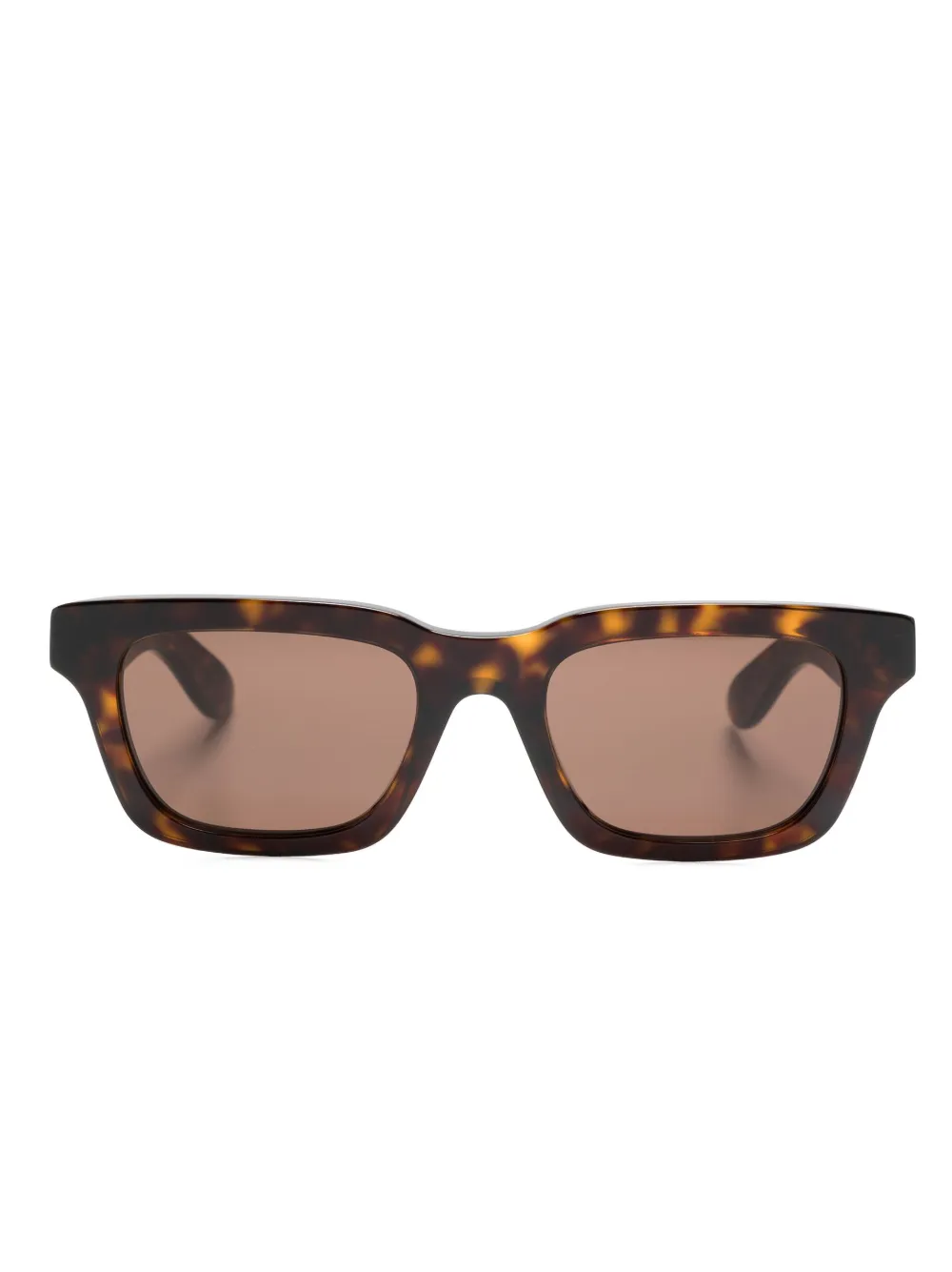 

Солнцезащитные очки в квадратной оправе Alexander McQueen Eyewear, коричневый