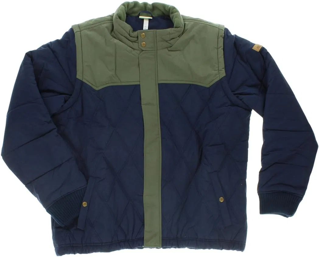 Мужская активная куртка adidas, Navy Blue/Sage Green