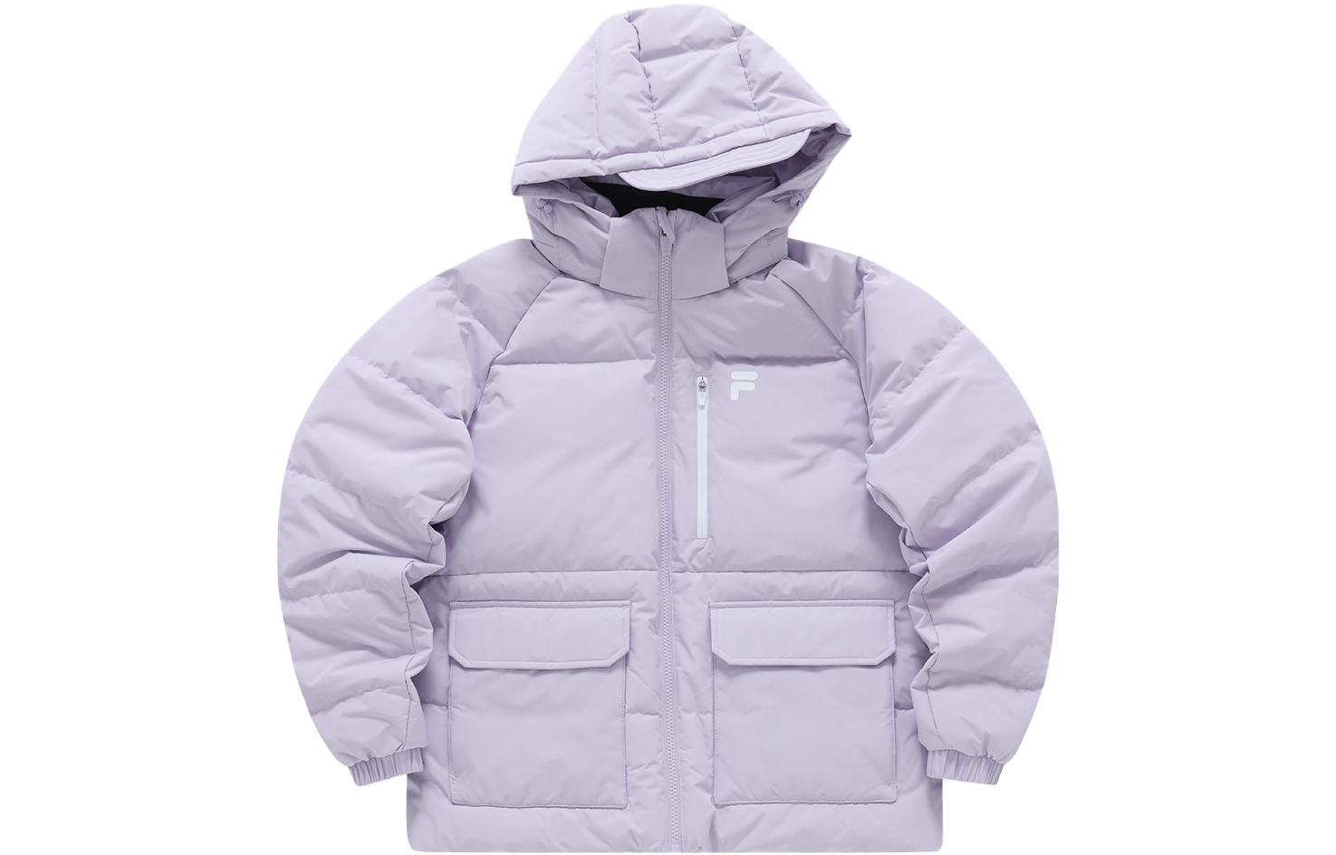 

FILA FUSION Женская куртка QR Down Jacket Light Lavender, Розовый, FILA FUSION Женская куртка QR Down Jacket Light Lavender