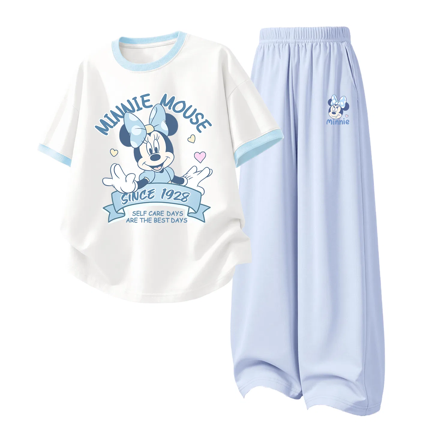 Спортивный костюм Disney Casual Sportswear Di Flower Knot Minnie White Purple — фото 4