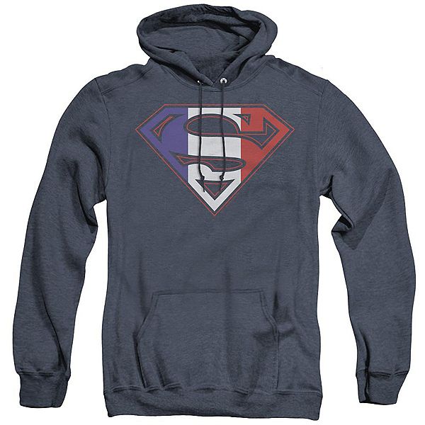 

Толстовка с капюшоном Superman french shield adult heather Licensed Character
