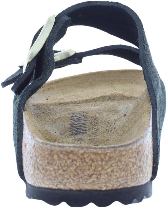Сандалии Birkenstock Arizona с мягкой стелькой для взрослых унисекс, черный/угольный — фото 4