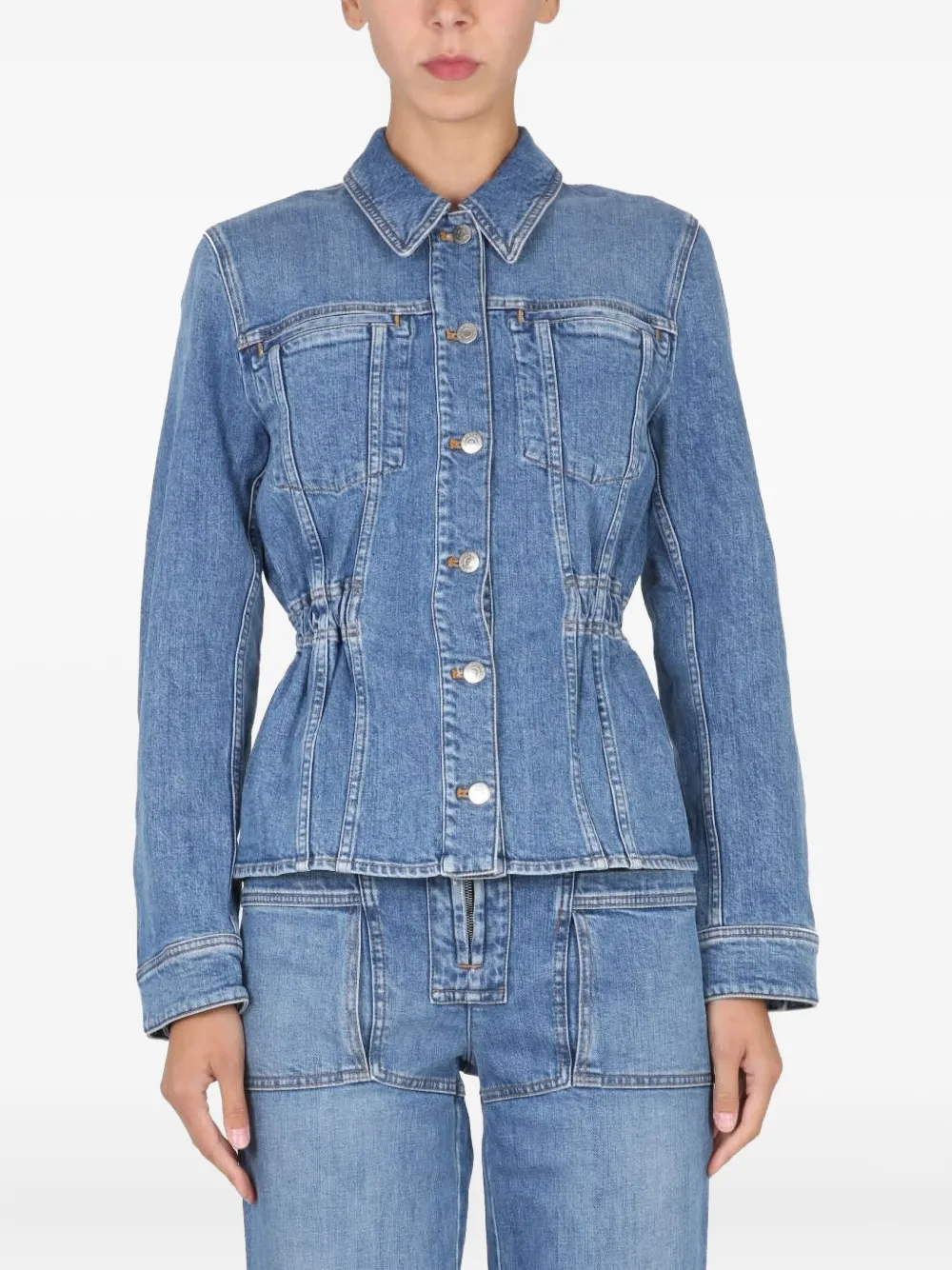 

Джинсовая куртка на пуговицах Stella Mccartney, синий