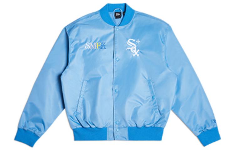 

New Era Бейсбольная куртка унисекс синяя, Blue