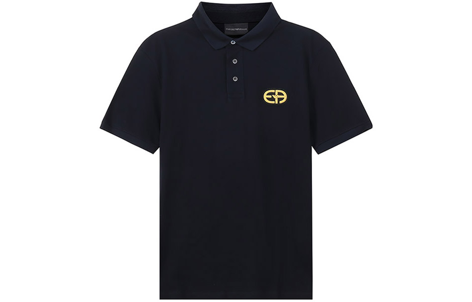

Футболка поло мужская синяя EMPORIO ARMANI