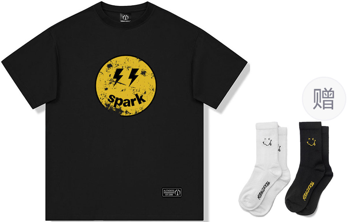 

Футболка x SPARK INFINITE унисекс MIRACLE KILL, White Base Blue