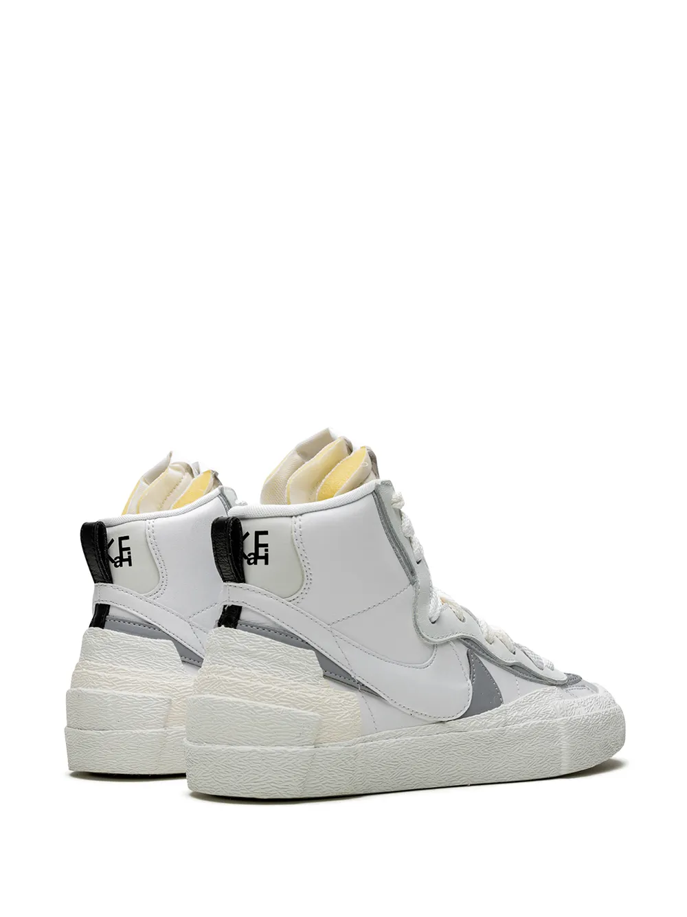Высокие кеды Blazer Mid из коллаборации с Sacai Nike, белый — фото 3