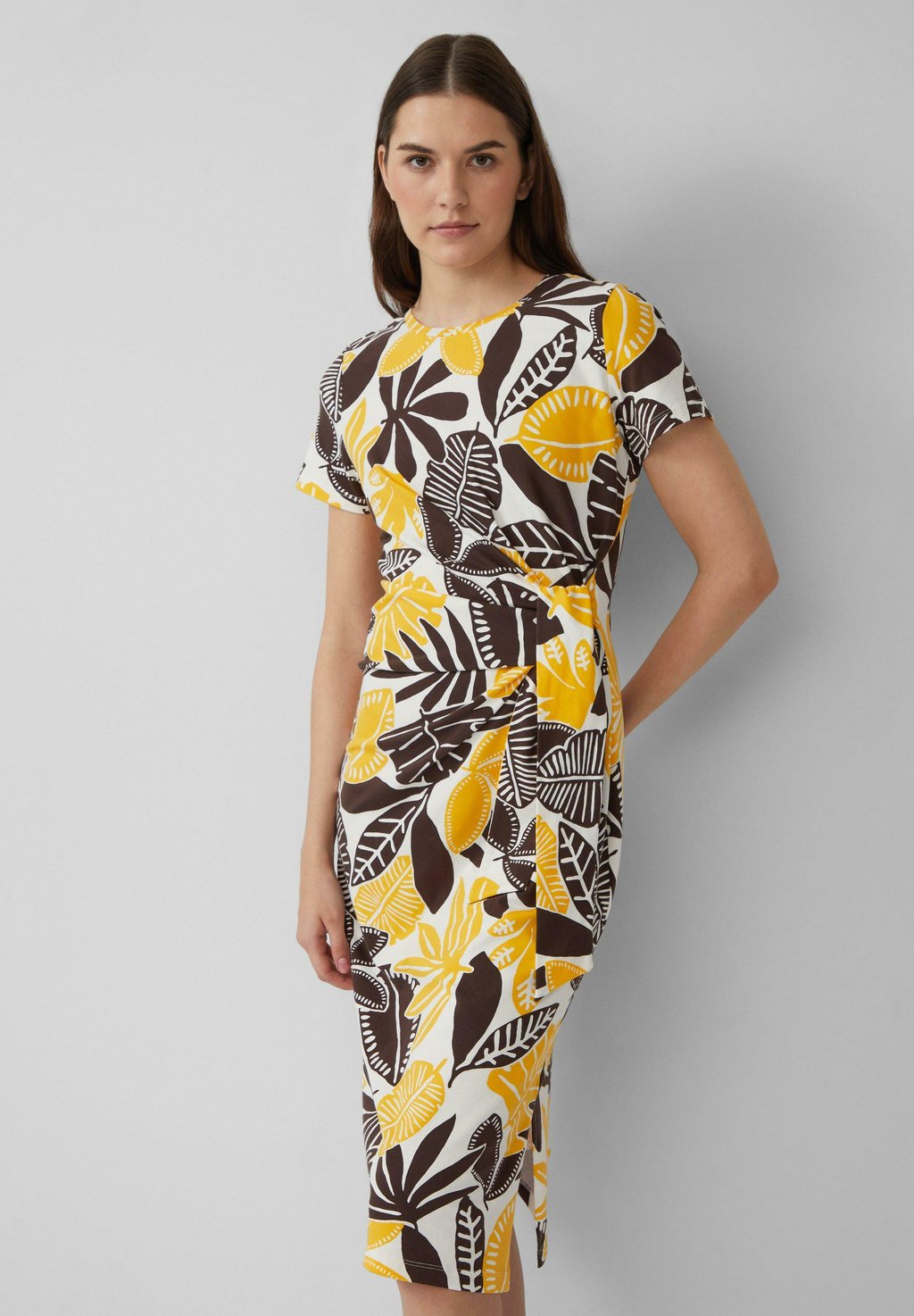 

Платье из джерси Shift dress s.Oliver, бежевый
