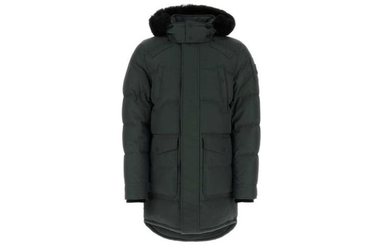 

Moose Knuckles Мужская тёмно-зелёная пуховая куртка, Dark Green