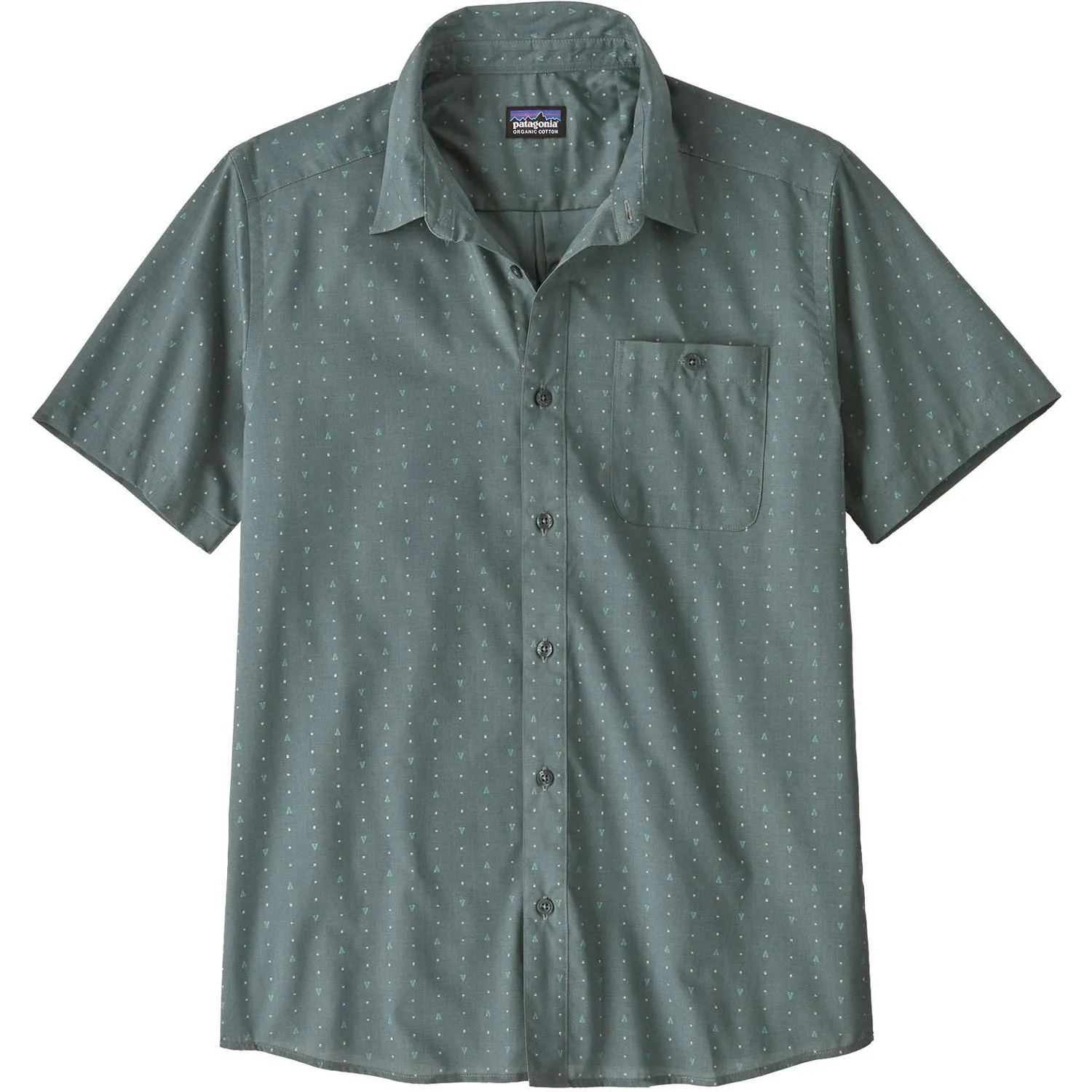 

Рубашка Go To мужская Patagonia, Mountain Flow/Plume Grey