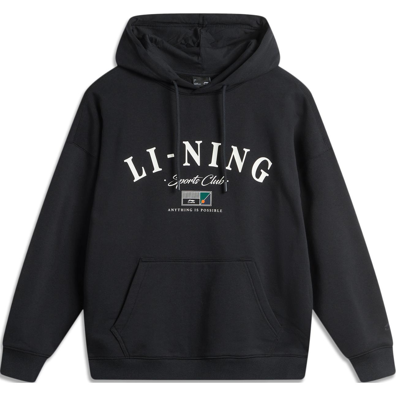 

Толстовка LiNing Sports Life Collection унисекс черная