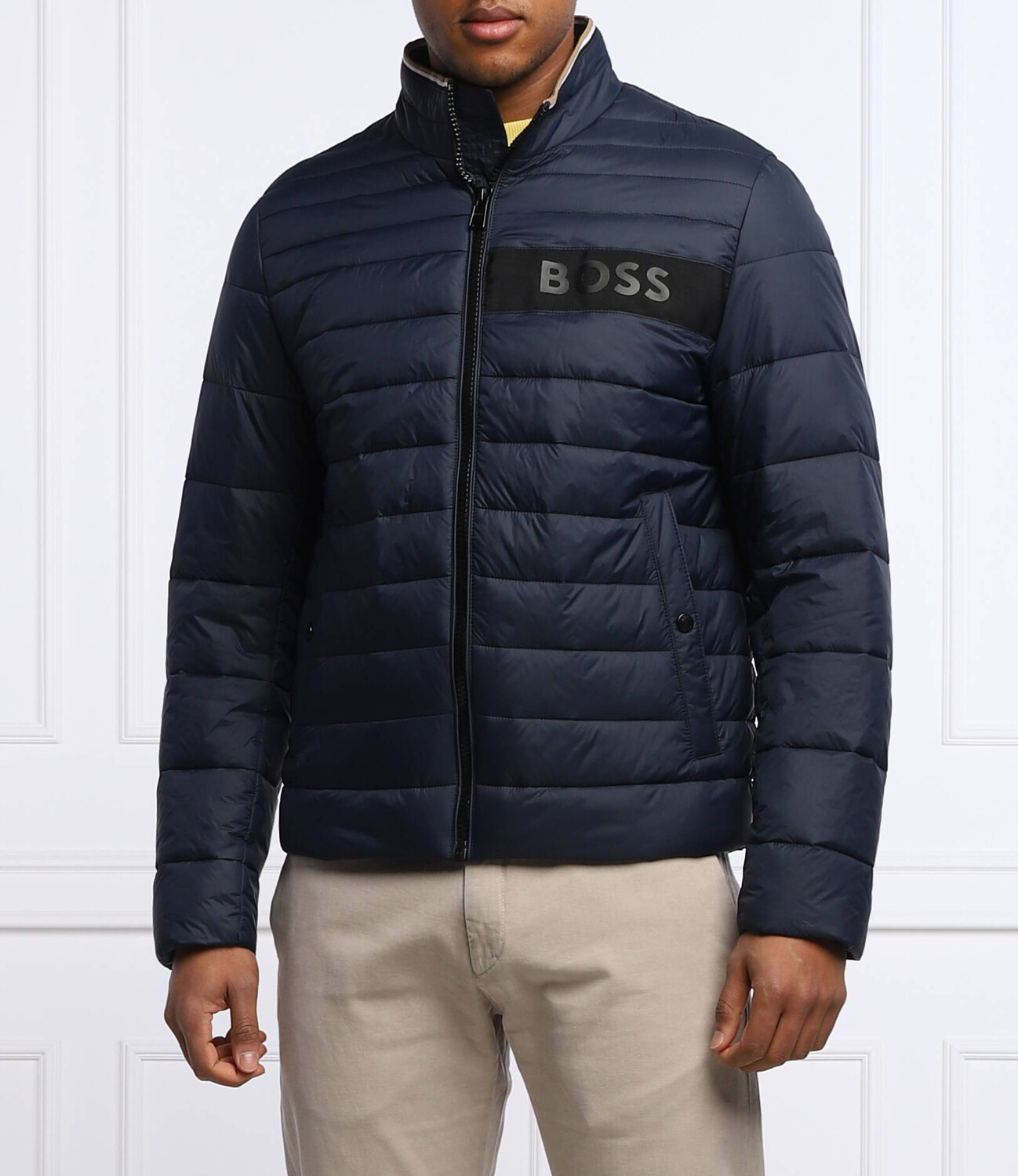 

Куртка BOSS BLACK darolus regular fit, темно-синий