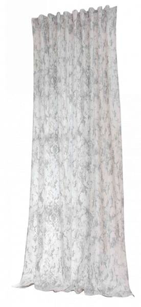

Штора Gardinenbox Samt Königlicher Luxus, 140x245x1 см цвет weiß silber