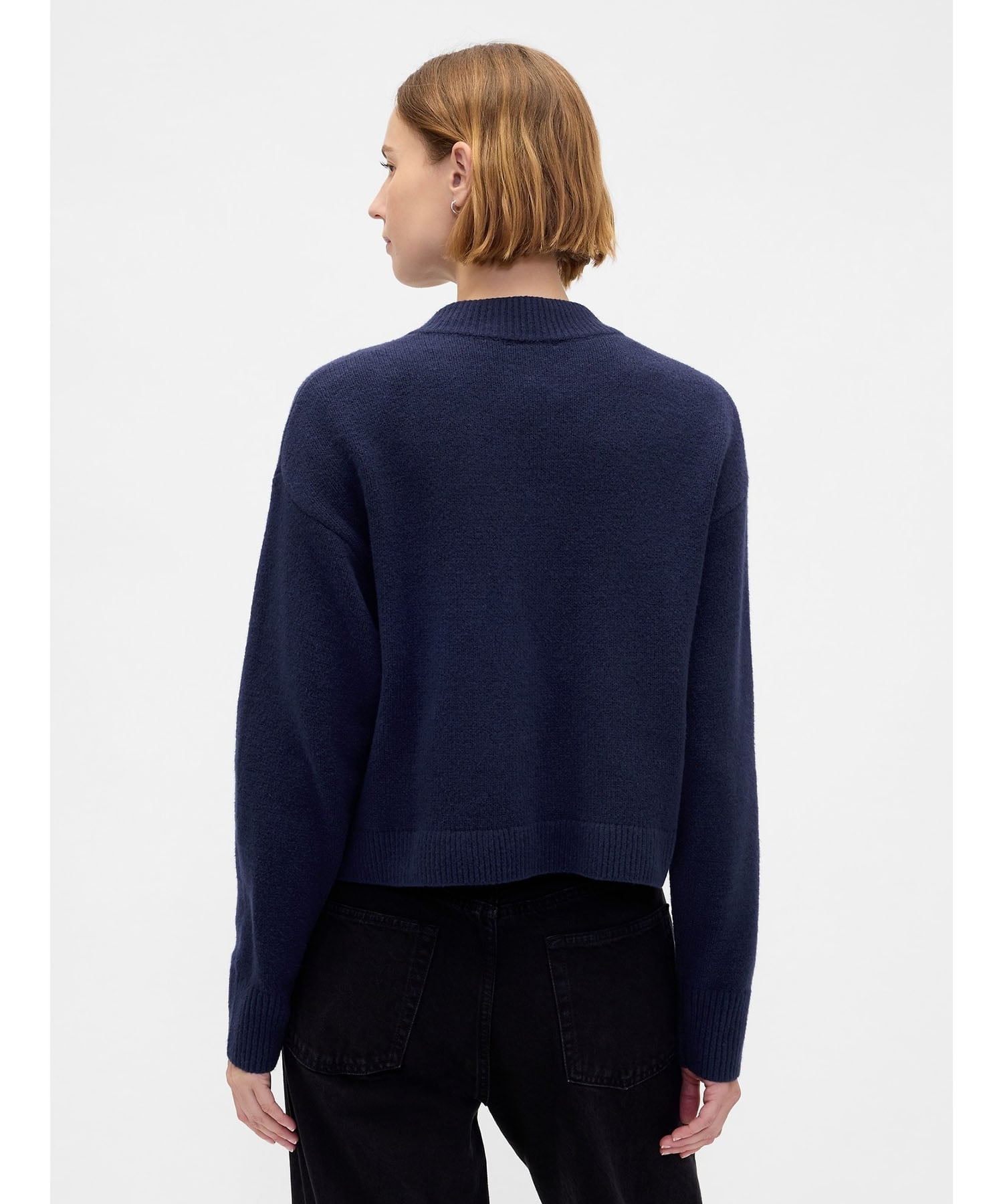 Кардиган CashSoft Cashmere Touch Oversized Chunky Cardigan Gap, NAVY_UNIFORM