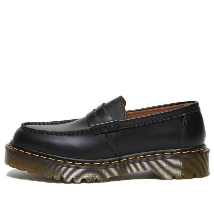 

Лоферы Dr. Martens Penton Bex Yellow Stitch Quilon Leather Loafers 'Black'