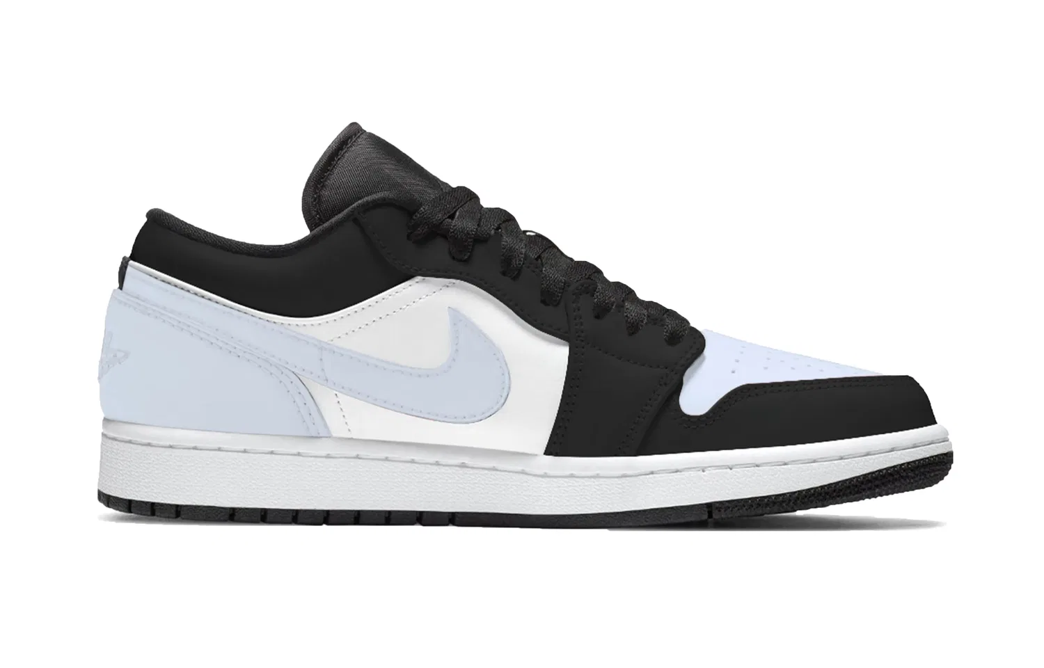 Кроссовки баскетбольные Air 1 Cloud Foot Jordan Sweetheart Light Blue — фото 4