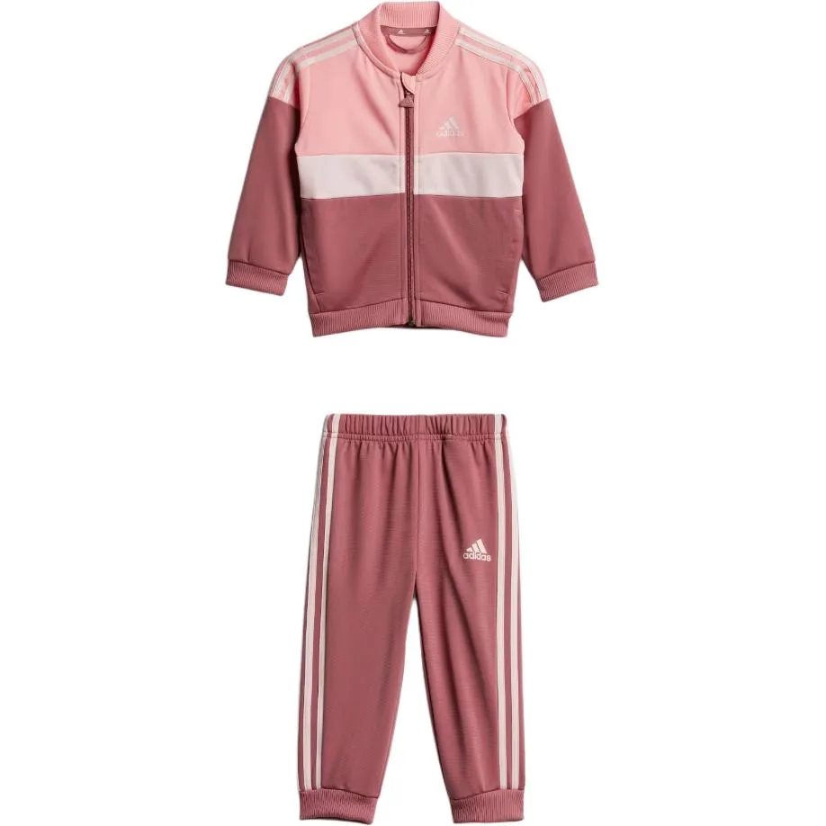 Adidas Детская повседневная спортивная одежда песочный розовый темно-красный