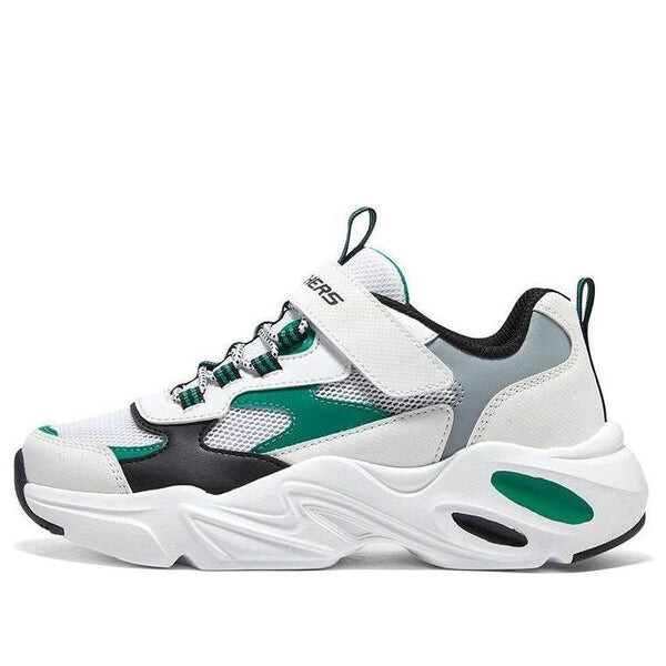 

Кроссовки dlites 1.0 'white green' Skechers, белый