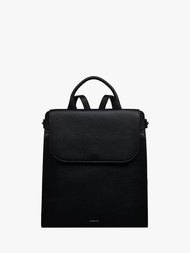 

Кожаный рюкзак Rathbone с большим клапаном Radley, Black
