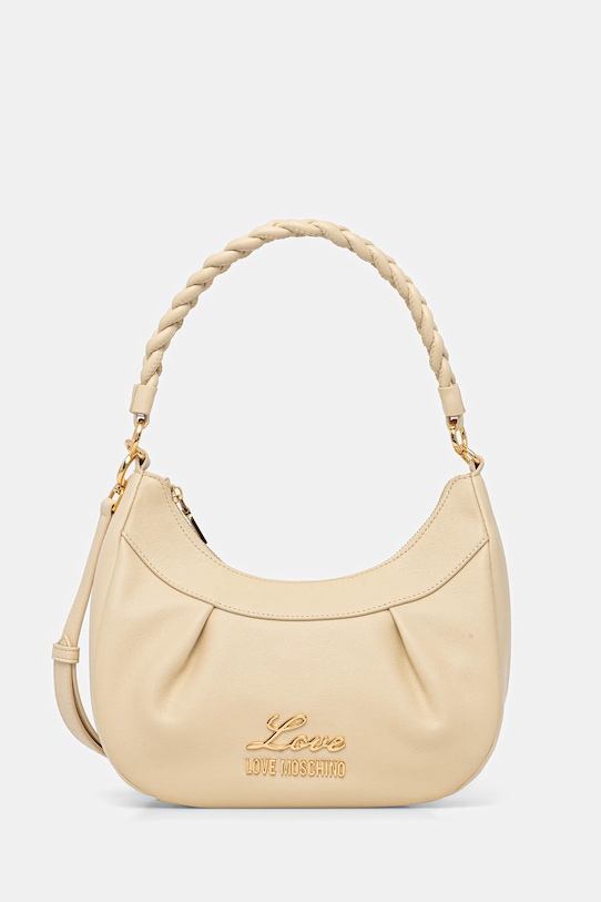

Кожаная сумка Love Moschino, бежевый