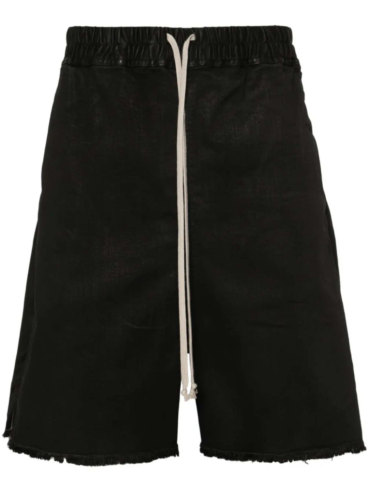 

Rick Owens вощеные шорты Long Boxers, черный
