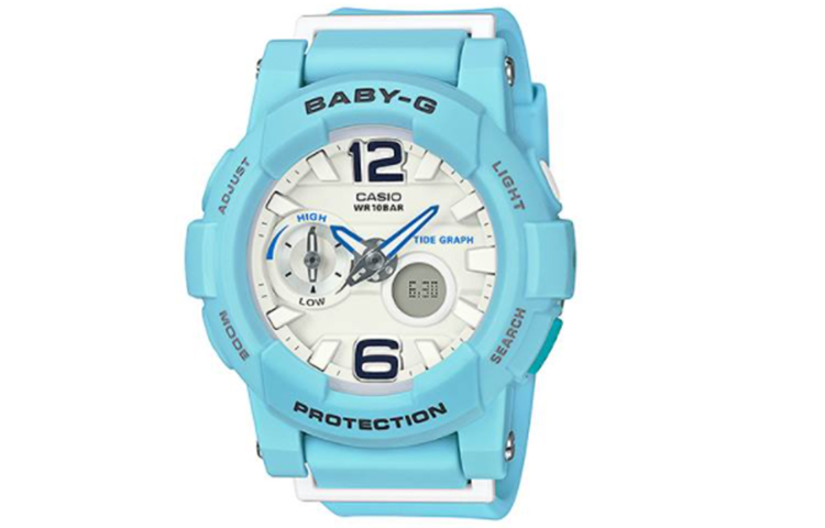 

CASIO Женские часы BABY-G белого цвета BGA-180BE-2B