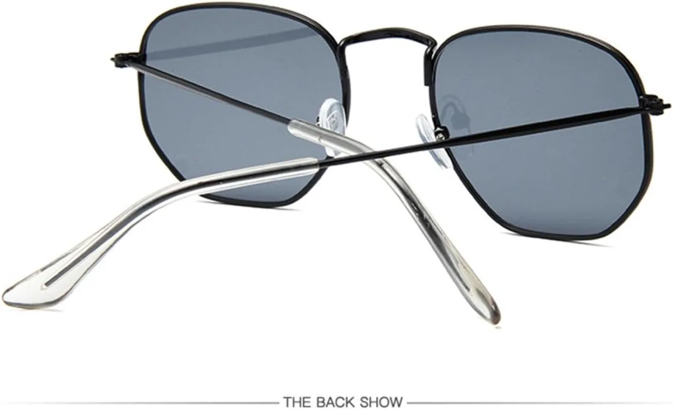 

Модные солнцезащитные очки для женщин и мужчин, роскошные, в стиле ретро, ​​для активного отдыха, с защитой от УФ-излучения UV400 TOIPASTN, Gold Pink Mirror