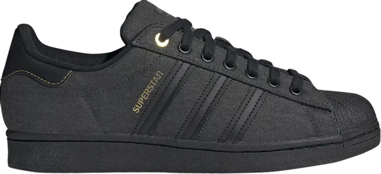 

Кроссовки Superstar 'Carbon Gold', черный