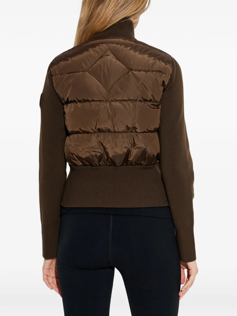 Пуховая куртка HyBridge с широкими вставками Canada Goose, коричневый — фото 4