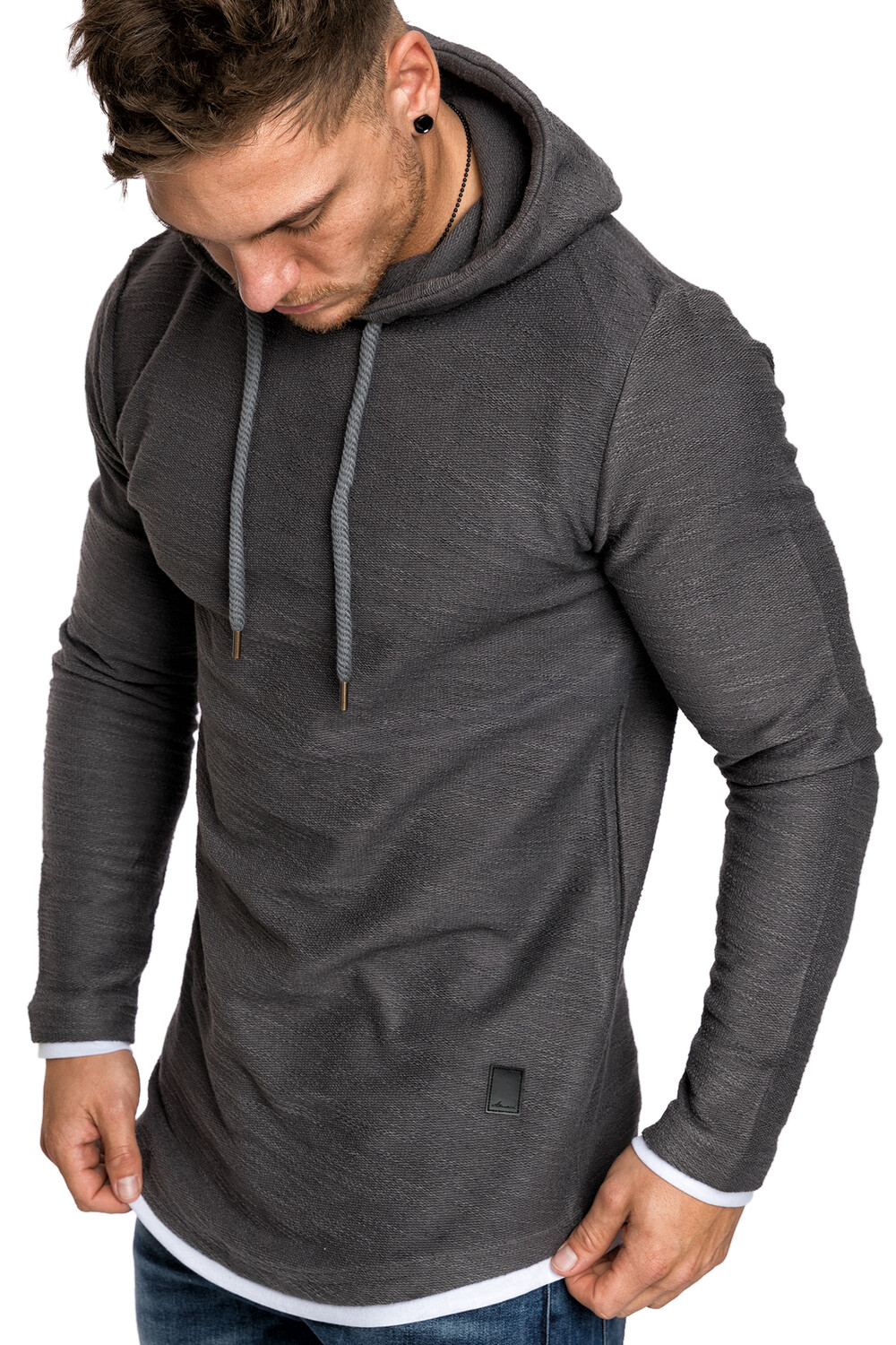 

Толстовка Amaci&Sons 2in1 Kapuzenpullover PEORIA, цвет Iron