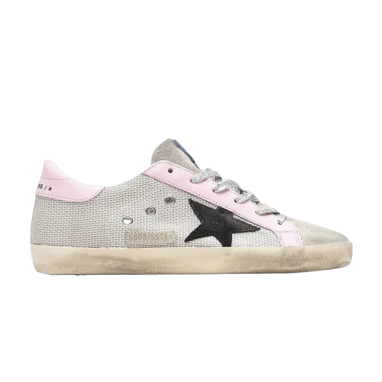 Кроссовки Golden Goose Wmns Superstar Silver Baby Pink, серебряный