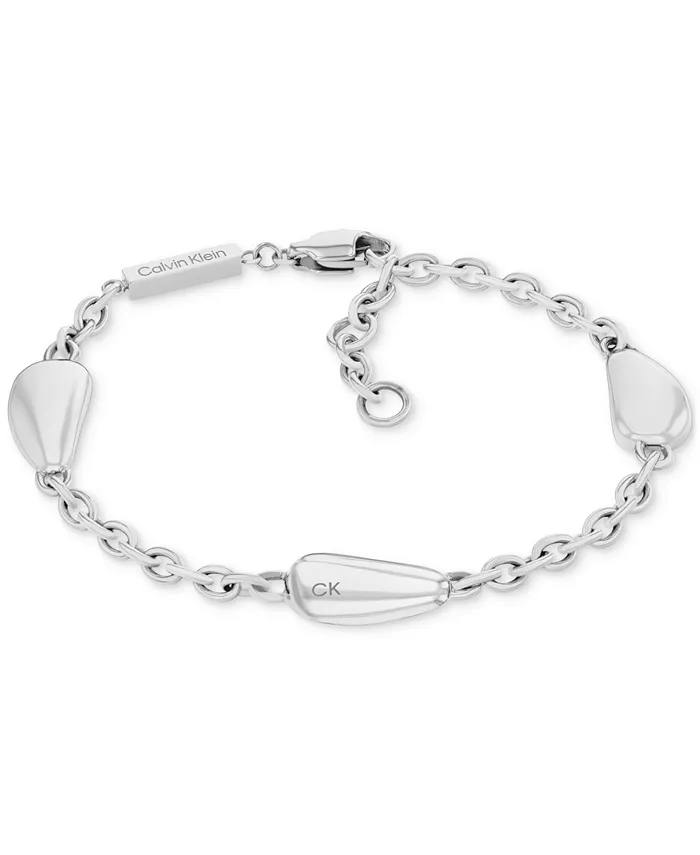 

Браслет из структурных звеньев из нержавеющей стали Calvin Klein, серебряный