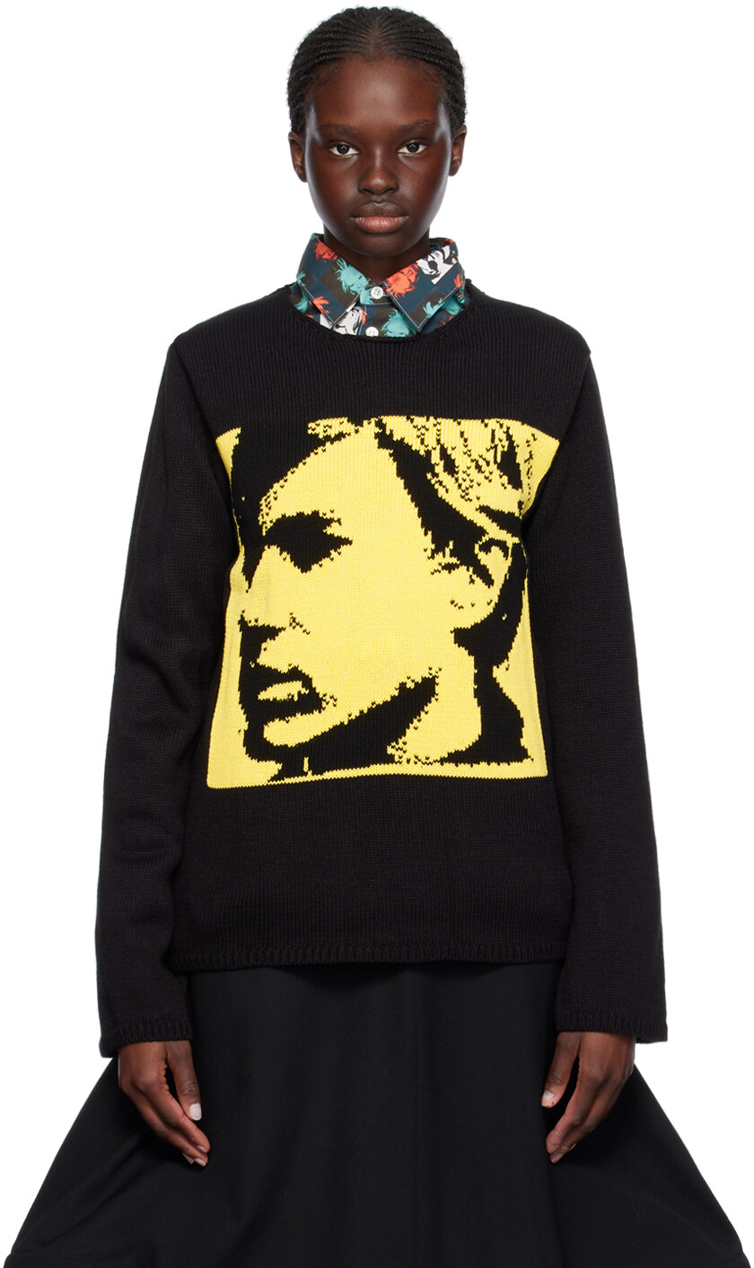 

Черный свитер Энди Уорхола Comme Des Garcons