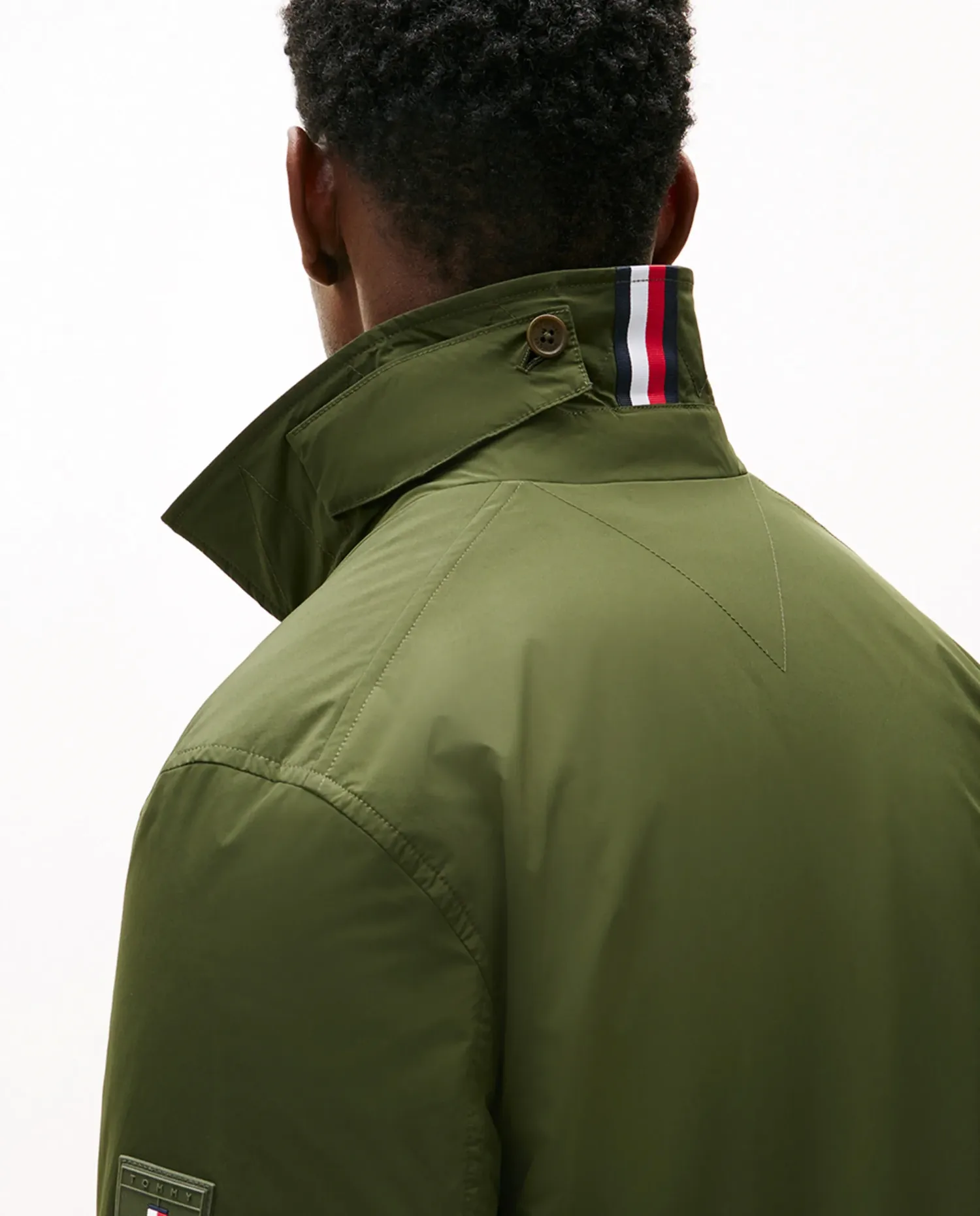 Стеганая и водонепроницаемая куртка для верховой езды Tommy Hilfiger, Verde Militar — фото 4