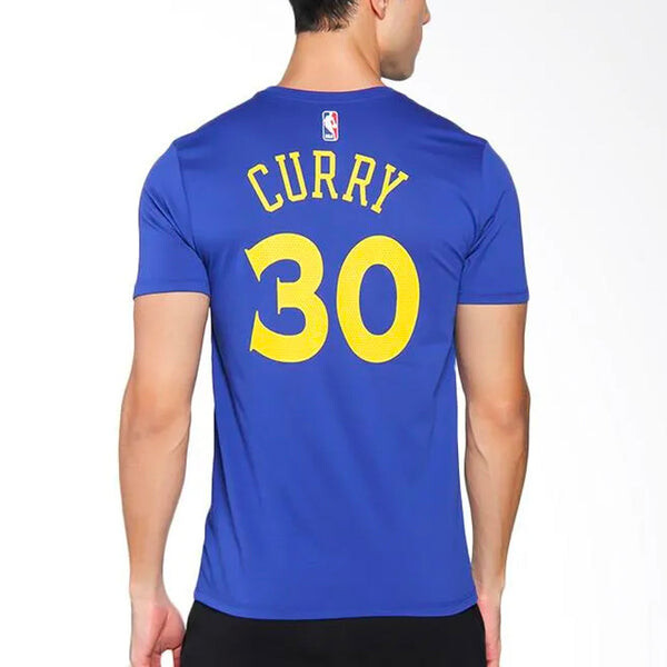 Футболка golden state warriors dri-fit nba short sleeve blue 'curry' Nike, синий — фото 4