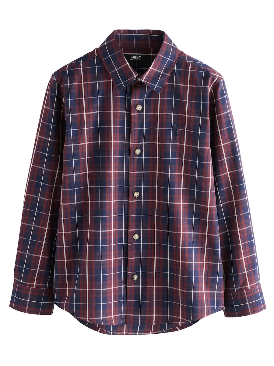 

Рубашка на пуговицах классического кроя Next, фиолетовый