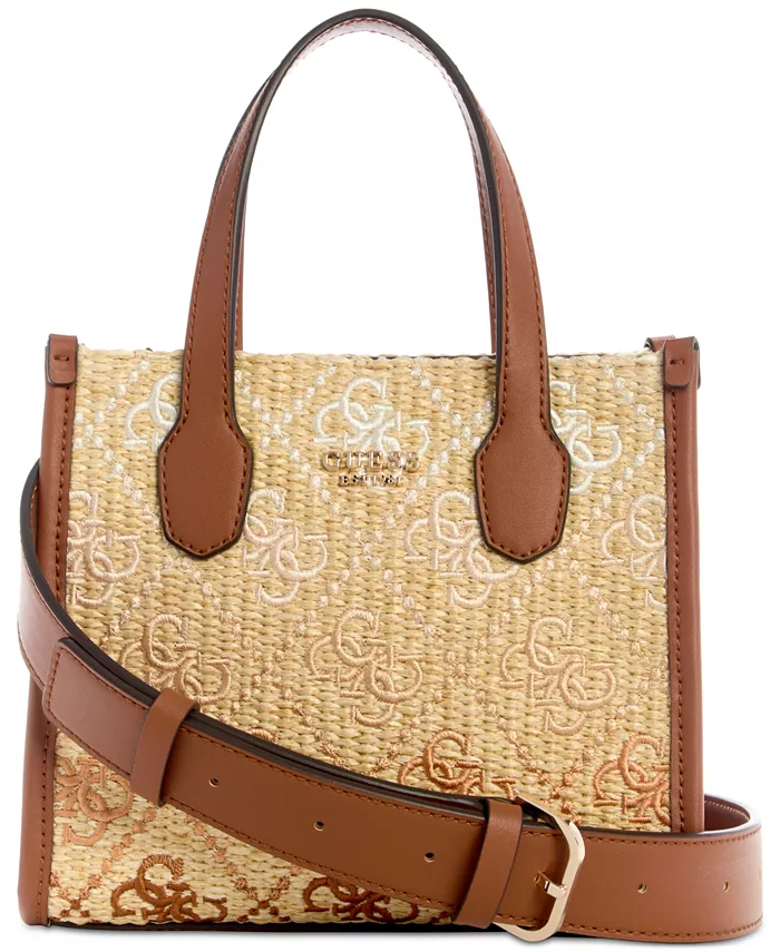 

Мини-сумка Silvana с двумя отделениями GUESS, зеленый