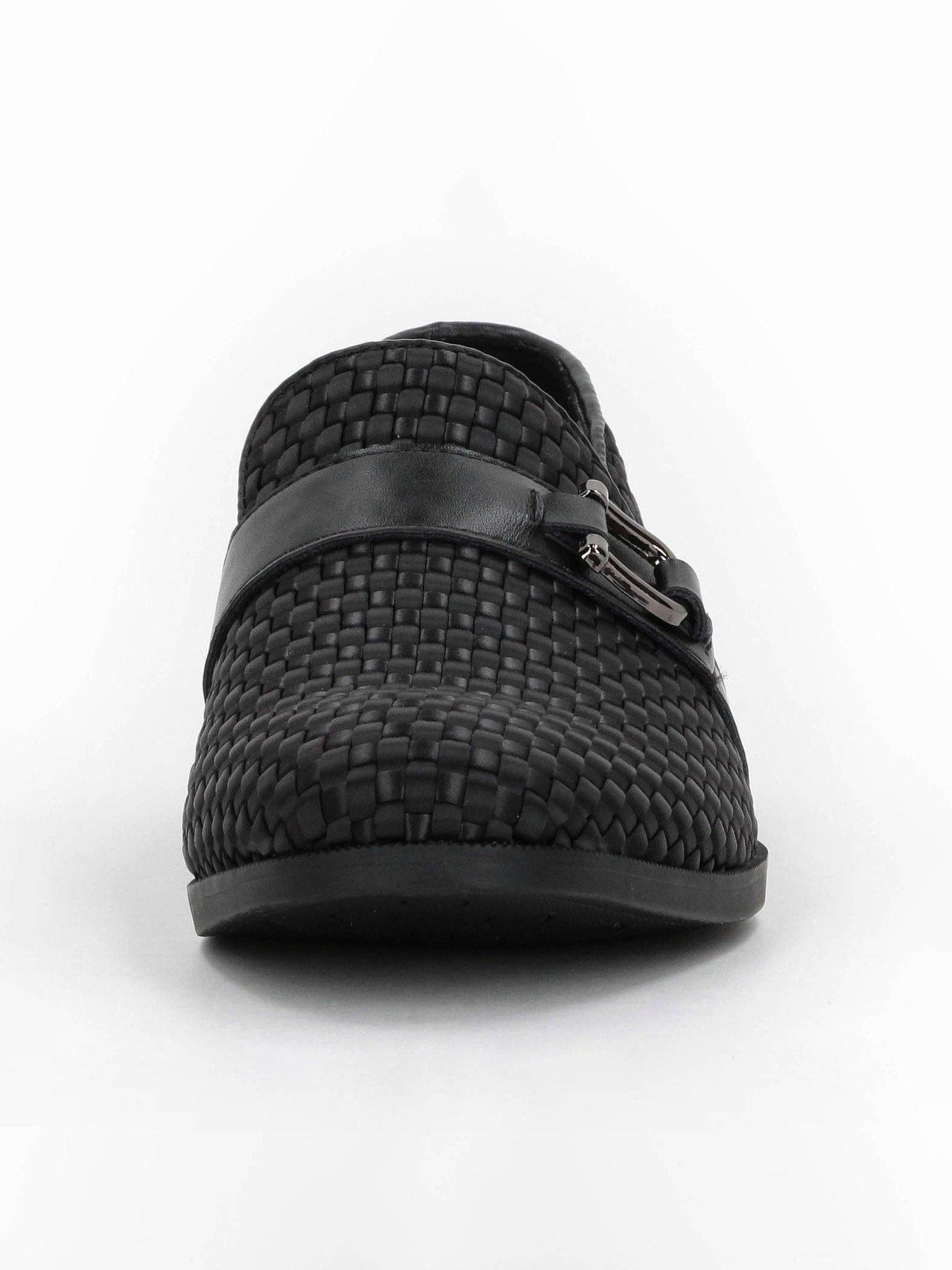 Лоферы Cord Intrecciato Bit NICOLE CLUB FOR MEN, 49 Black — фото 4