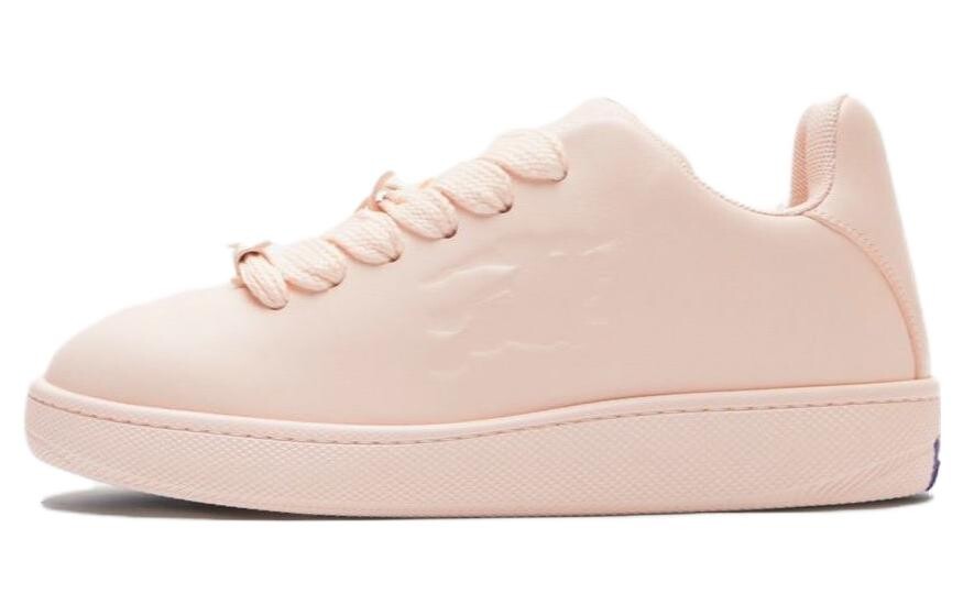 

Кроссовки Burberry Box Leather Sneakers, розовый